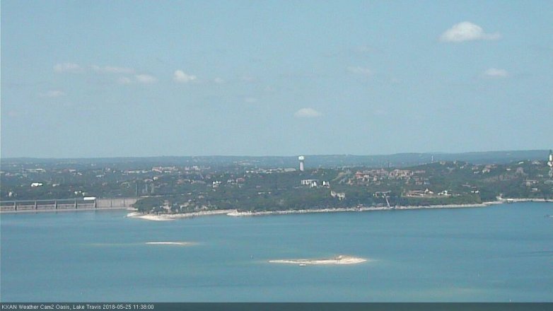 Lake Travis webcam, May 25, 2018 10:40 AM CT