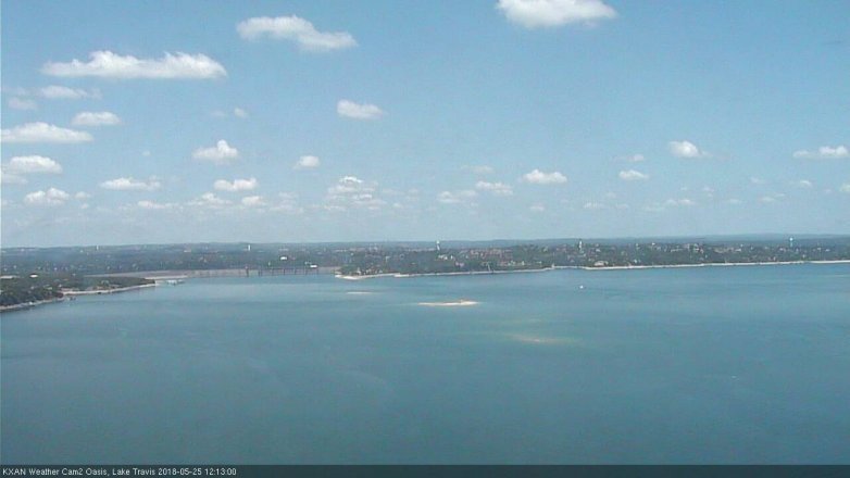 Lake Travis webcam, May 25, 2018 11:15 AM CT