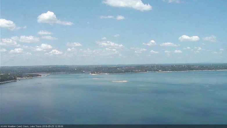 Lake Travis webcam, May 25, 2018 11:40 AM CT