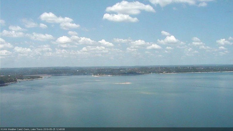 Lake Travis webcam, May 25, 2018 11:50 AM CT