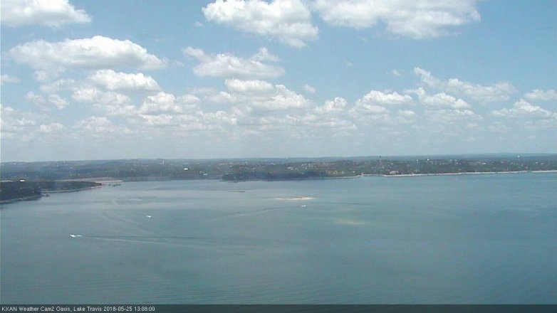 Lake Travis webcam, May 25, 2018 12:10 PM CT