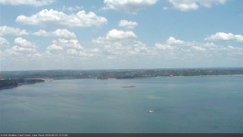 Lake Travis webcam, May 25, 2018 12:15 PM CT