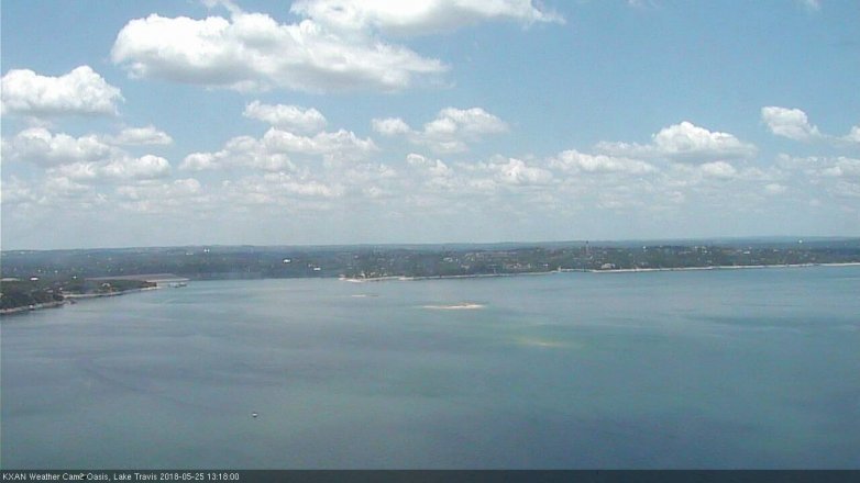 Lake Travis webcam, May 25, 2018 12:20 PM CT