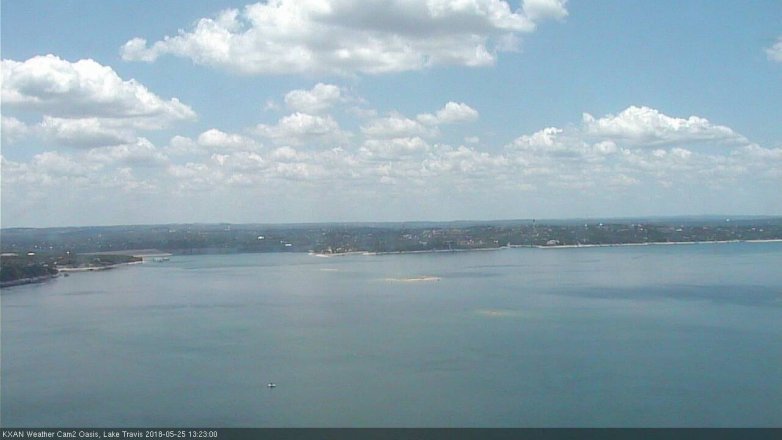 Lake Travis webcam, May 25, 2018 12:25 PM CT