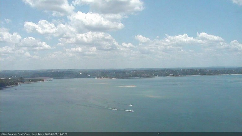 Lake Travis webcam, May 25, 2018 12:45 PM CT