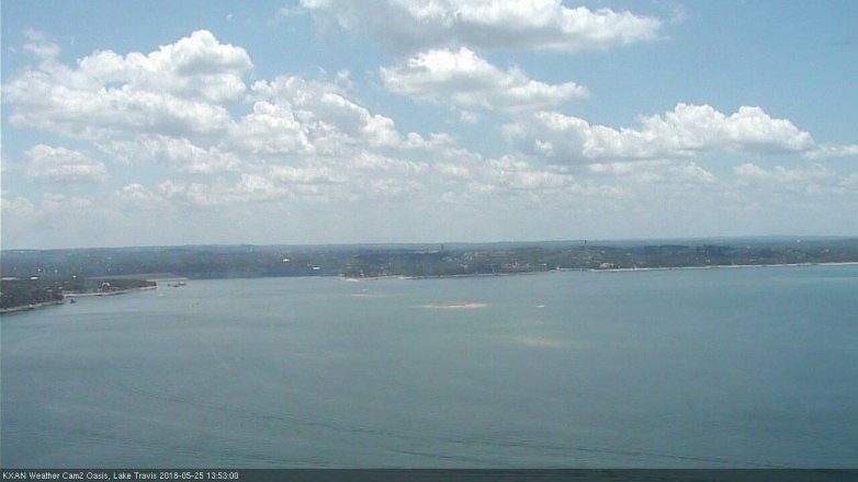 Lake Travis webcam, May 25, 2018 12:55 PM CT