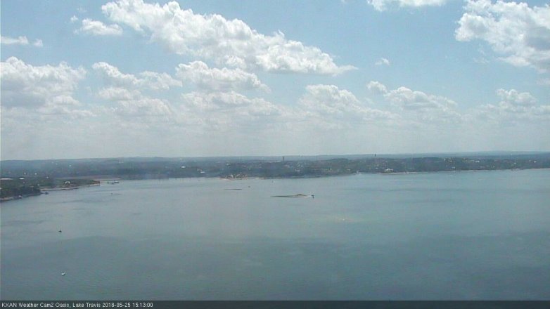Lake Travis webcam, May 25, 2018 2:15 PM CT