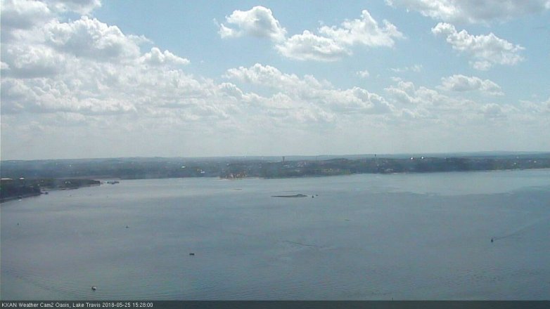 Lake Travis webcam, May 25, 2018 2:30 PM CT