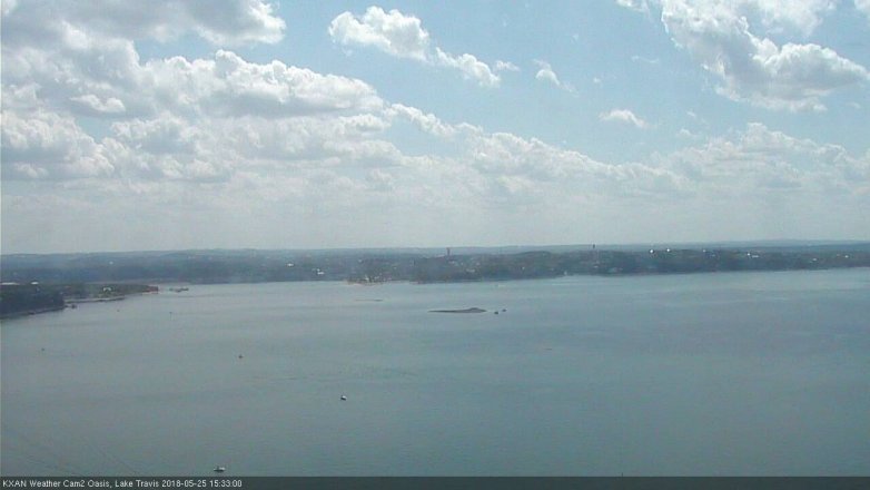 Lake Travis webcam, May 25, 2018 2:35 PM CT