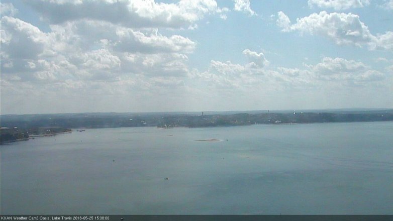 Lake Travis webcam, May 25, 2018 2:40 PM CT