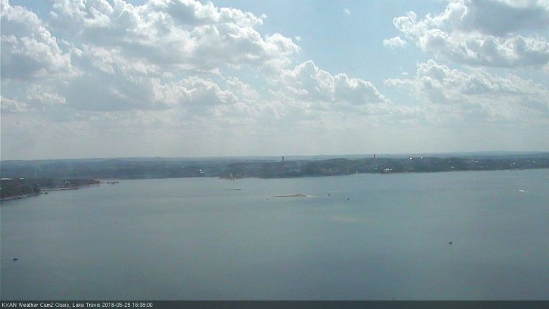 Lake Travis webcam, May 25, 2018 3:10 PM CT
