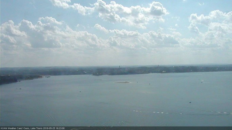 Lake Travis webcam, May 25, 2018 3:25 PM CT