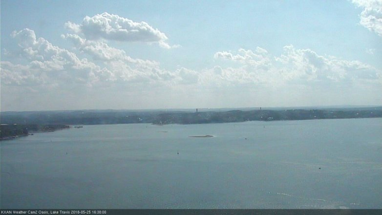 Lake Travis webcam, May 25, 2018 3:40 PM CT