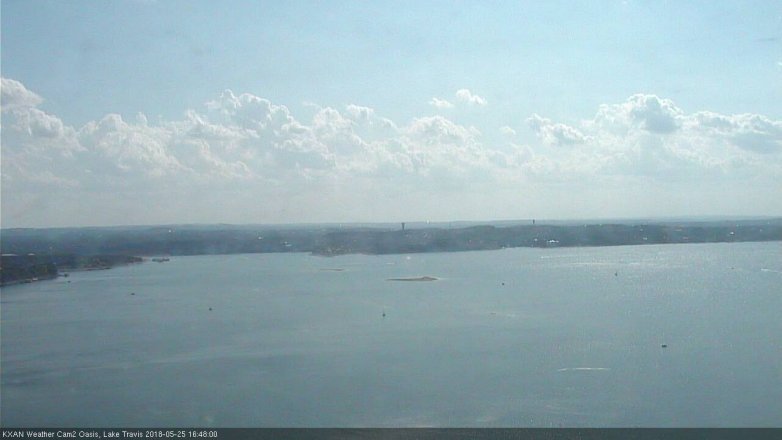 Lake Travis webcam, May 25, 2018 3:50 PM CT