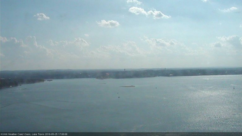 Lake Travis webcam, May 25, 2018 4:10 PM CT