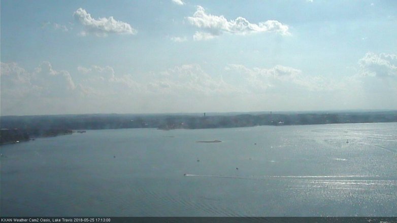Lake Travis webcam, May 25, 2018 4:15 PM CT