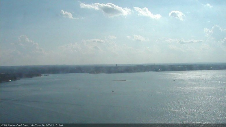 Lake Travis webcam, May 25, 2018 4:20 PM CT