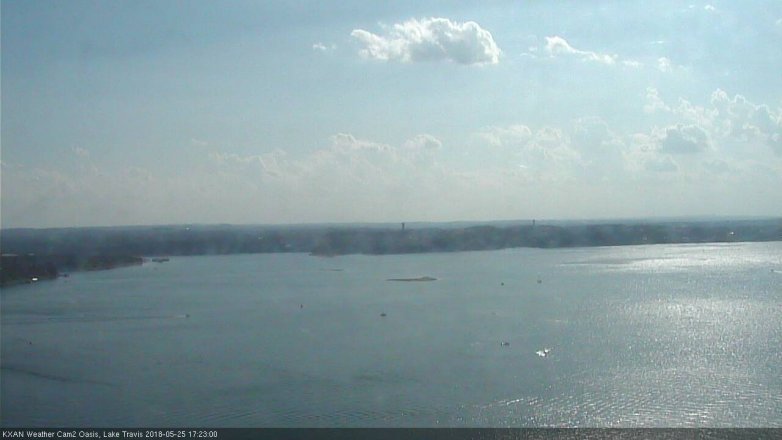Lake Travis webcam, May 25, 2018 4:25 PM CT