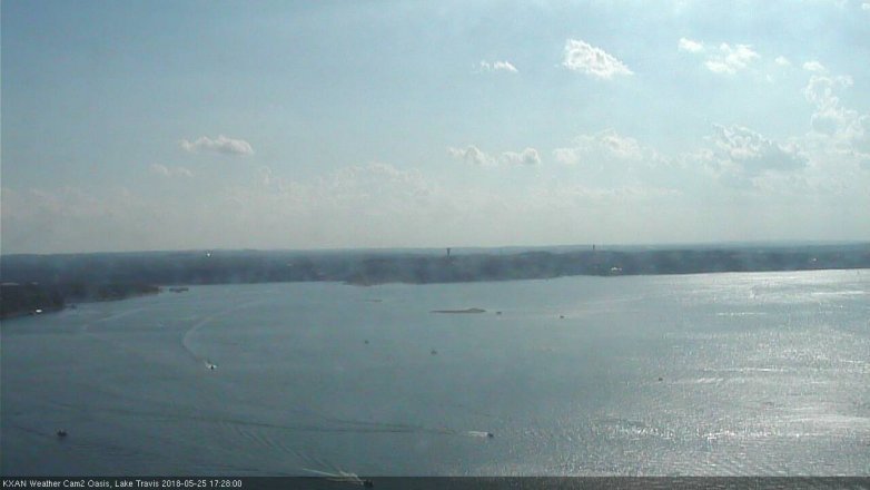 Lake Travis webcam, May 25, 2018 4:30 PM CT