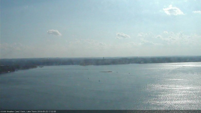 Lake Travis webcam, May 25, 2018 4:35 PM CT