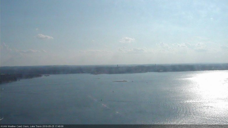 Lake Travis webcam, May 25, 2018 4:50 PM CT