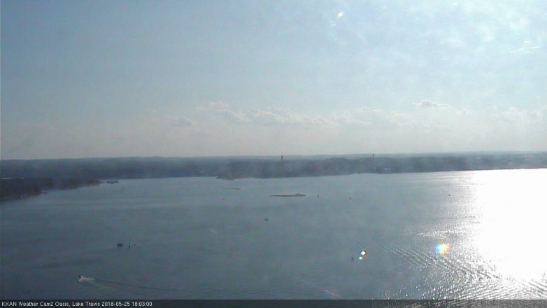 Lake Travis webcam, May 25, 2018 5:05 PM CT
