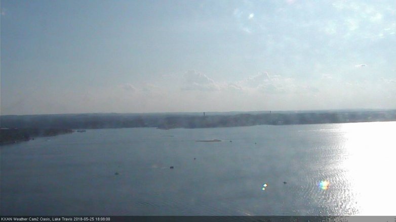 Lake Travis webcam, May 25, 2018 5:10 PM CT