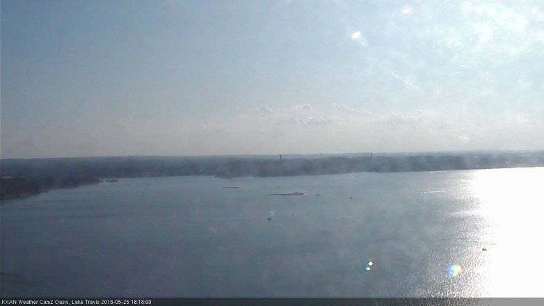 Lake Travis webcam, May 25, 2018 5:20 PM CT