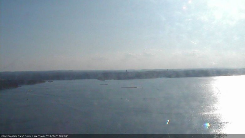 Lake Travis webcam, May 25, 2018 5:25 PM CT