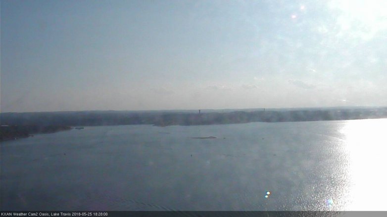 Lake Travis webcam, May 25, 2018 5:30 PM CT