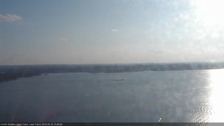 Lake Travis webcam, May 25, 2018 5:50 PM CT
