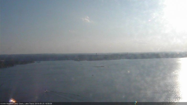 Lake Travis webcam, May 25, 2018 6:00 PM CT