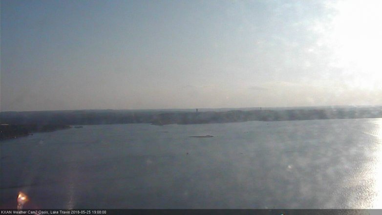 Lake Travis webcam, May 25, 2018 6:10 PM CT