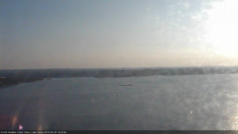 Lake Travis webcam, May 25, 2018 6:25 PM CT