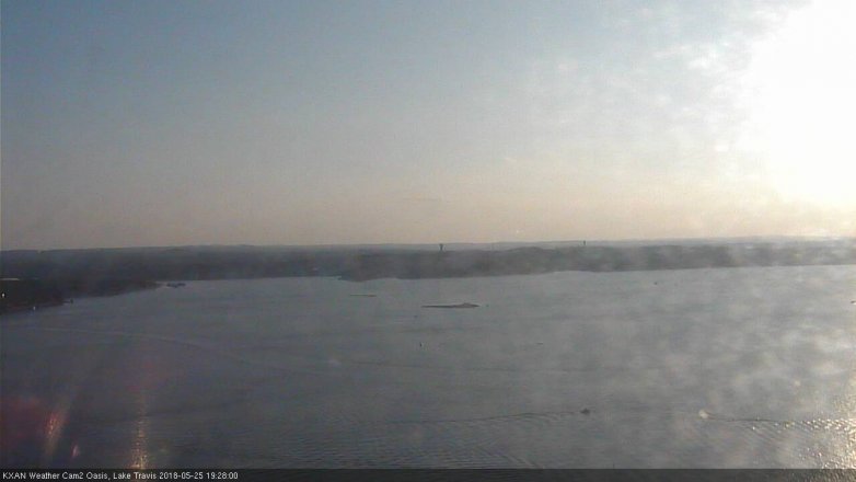 Lake Travis webcam, May 25, 2018 6:30 PM CT