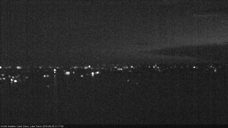 Lake Travis webcam, May 25, 2018 8:20 PM CT