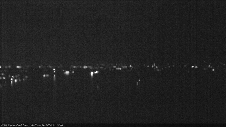 Lake Travis webcam, May 25, 2018 8:55 PM CT