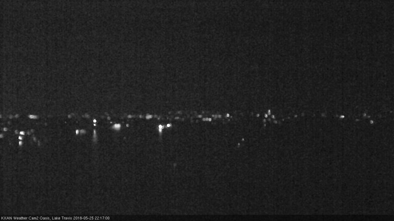 Lake Travis webcam, May 25, 2018 9:20 PM CT