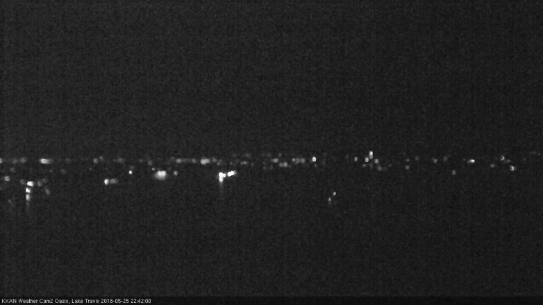Lake Travis webcam, May 25, 2018 9:45 PM CT
