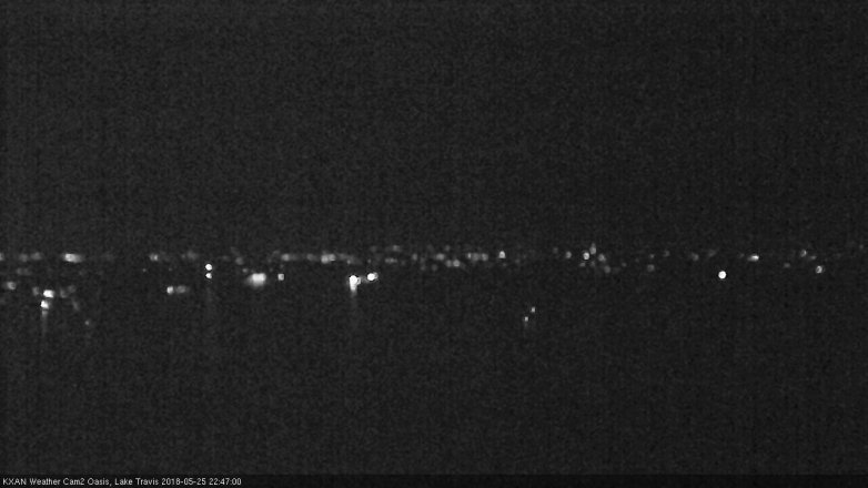 Lake Travis webcam, May 25, 2018 9:50 PM CT