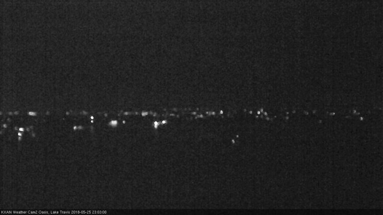 Lake Travis webcam, May 25, 2018 10:05 PM CT