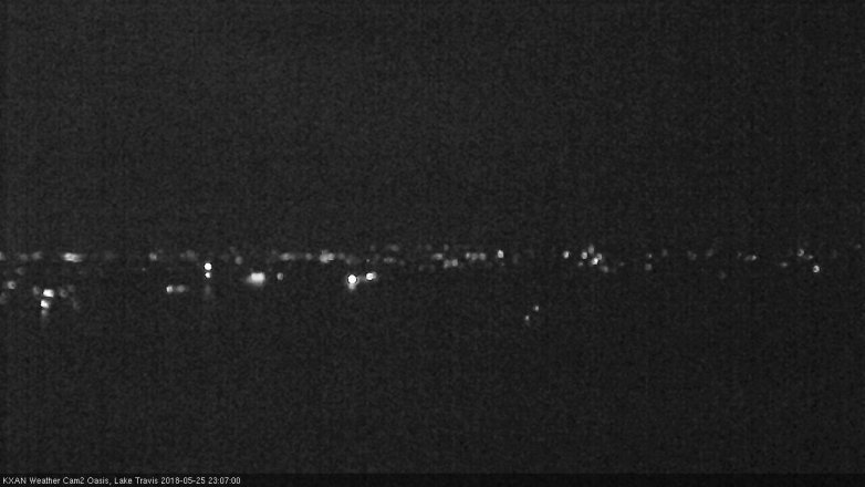 Lake Travis webcam, May 25, 2018 10:10 PM CT