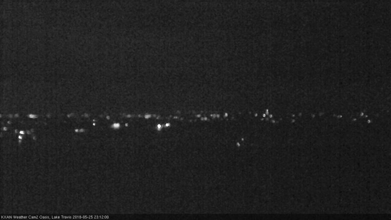 Lake Travis webcam, May 25, 2018 10:15 PM CT