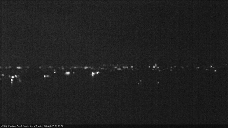 Lake Travis webcam, May 25, 2018 10:25 PM CT