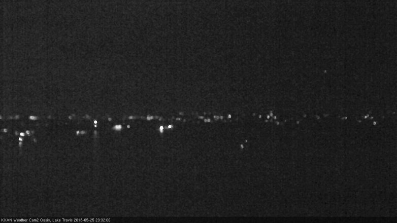 Lake Travis webcam, May 25, 2018 10:35 PM CT