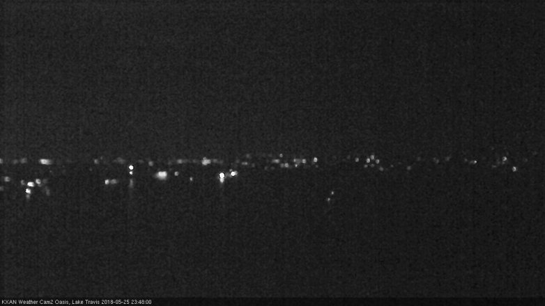 Lake Travis webcam, May 25, 2018 10:50 PM CT
