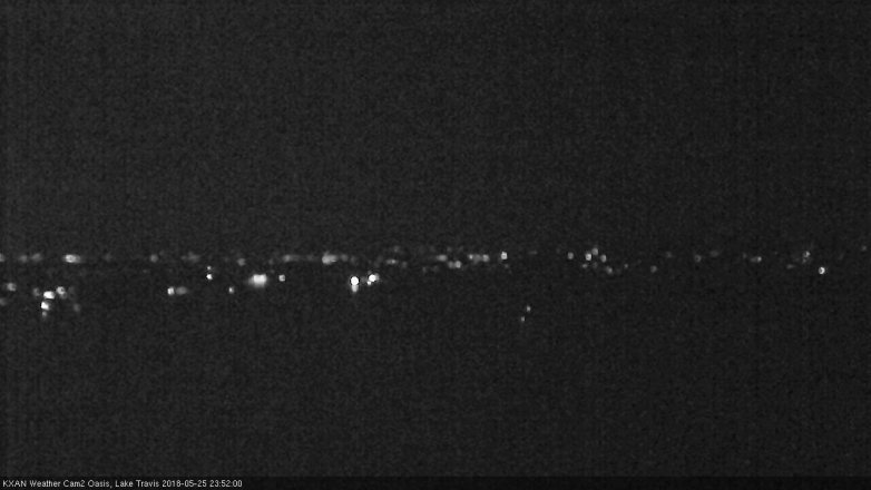 Lake Travis webcam, May 25, 2018 10:55 PM CT