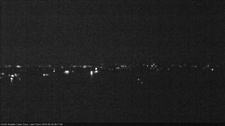 Lake Travis webcam, May 25, 2018 11:20 PM CT