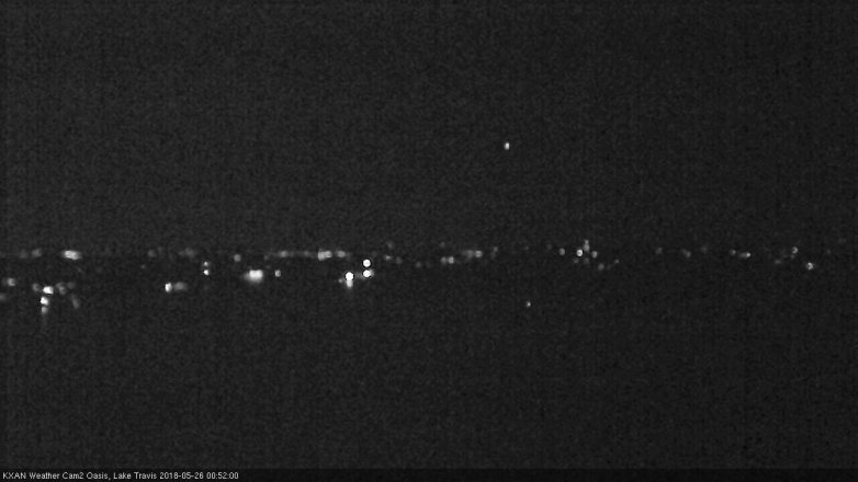 Lake Travis webcam, May 25, 2018 11:55 PM CT
