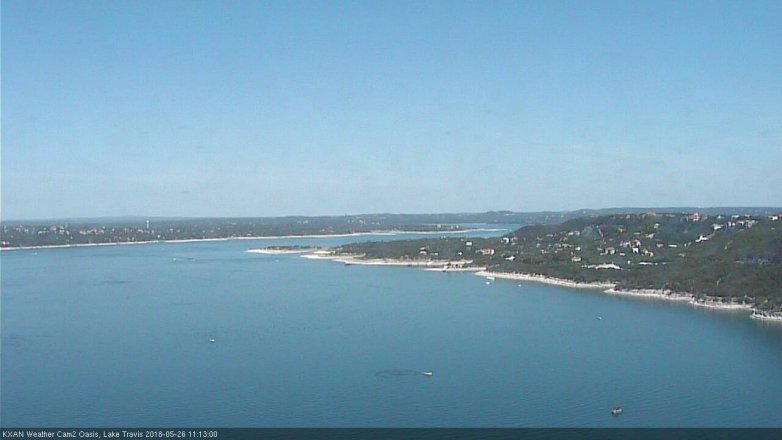 Lake Travis webcam, May 26, 2018 10:15 AM CT